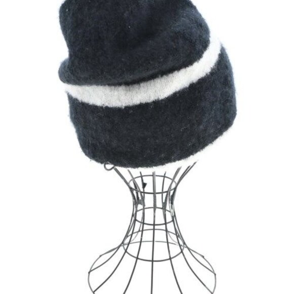 Chanel Knit Cap Beanie Black White main image 4